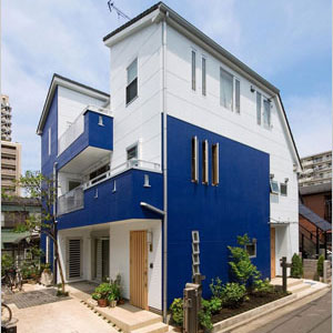 回廊壁2世帯住宅