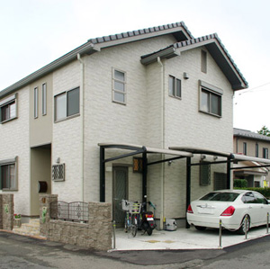 木質感いっぱいの、当社社員の家