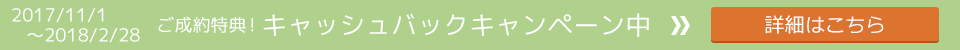 キャッシュバックキャンペーン