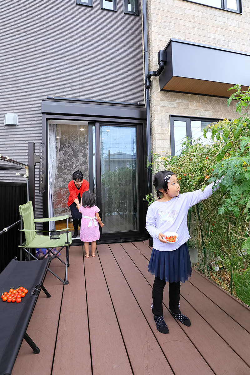 食育にもつながる家庭菜園