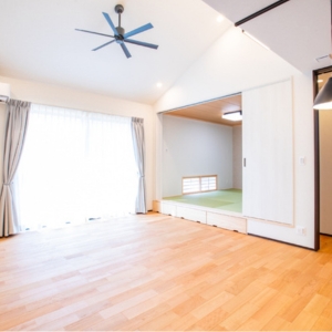 施工事例写真：平屋のモダンなお家