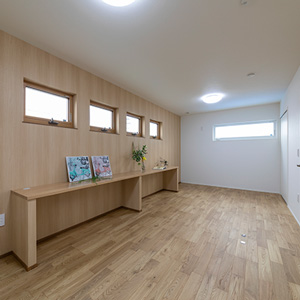 将来２部屋に分けれる子供部屋				