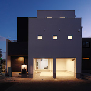 施工事例写真：北名古屋市　ガレージ付きモデルハウス