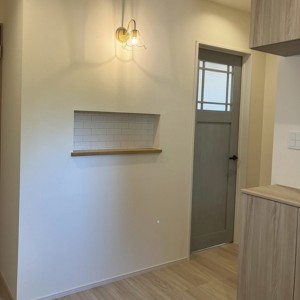施工事例写真：木のぬくもりが映えるナチュラルモダンな平屋