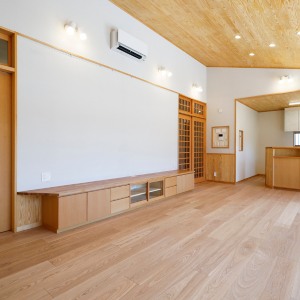 中野区で平屋で暮らす自然素材の木の家
