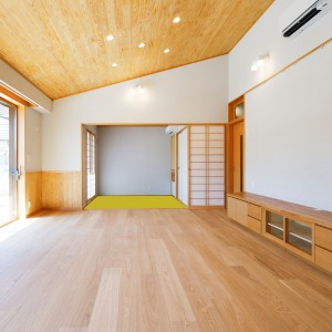 中野区で平屋で暮らす自然素材の木の家 中野区で平屋で暮らす自然素材の木の家
