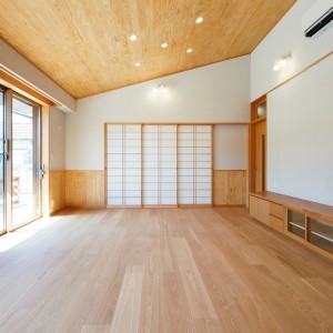 中野区で平屋で暮らす自然素材の木の家 中野区で平屋で暮らす自然素材の木の家