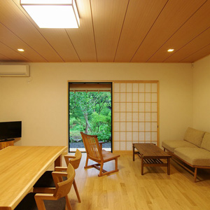 伊豆高原の平屋住まい