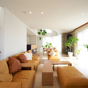 設計事例写真：地下室のある瀬田の家【屋上緑化】