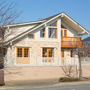 施工事例写真：空気の違いを感じる北欧デザインの家