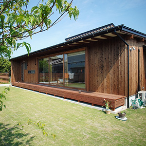 施工事例写真：｢住む｣が心地よい平屋風の家