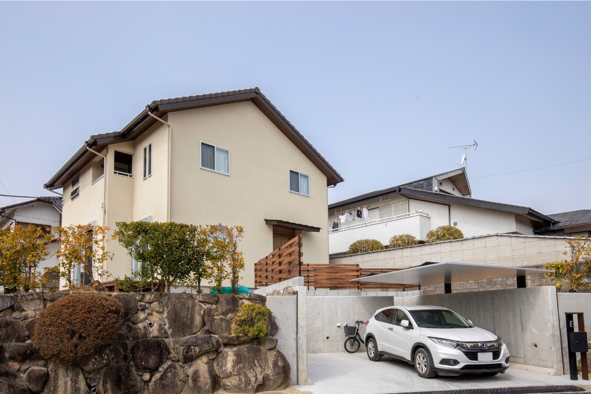 シンプルな外観
