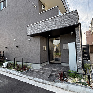 事例写真：土地形状を最大に活かす都市型賃貸住宅