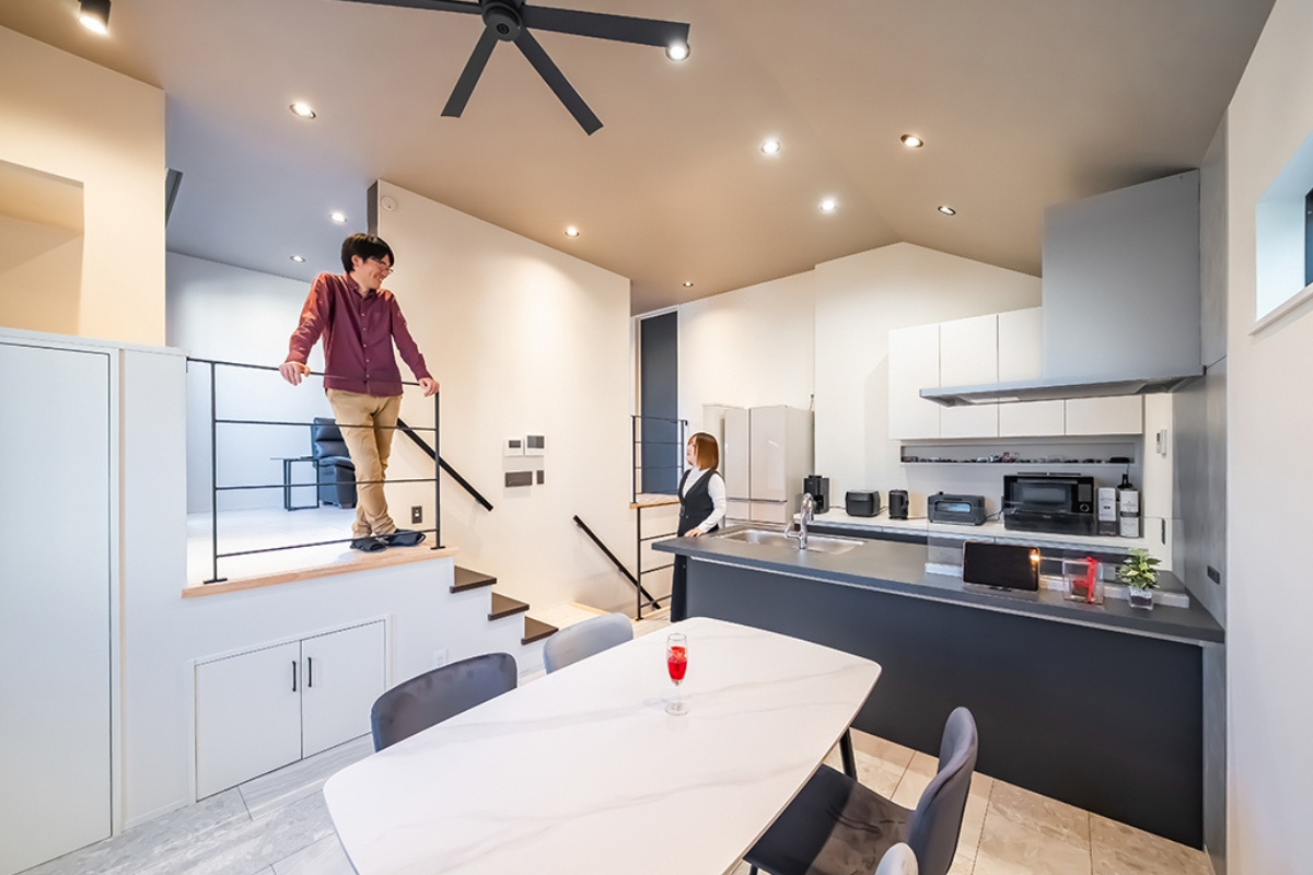 スキップフロアキッチン