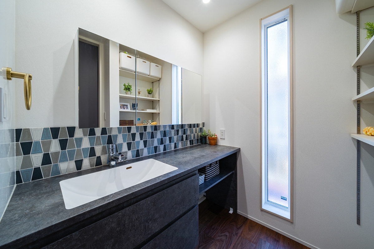 こだわりの洗面化粧室