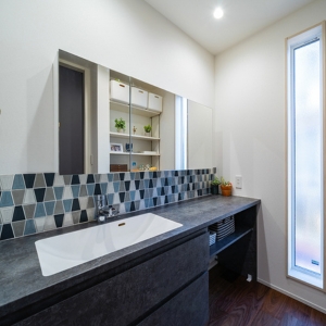 こだわりの洗面化粧室