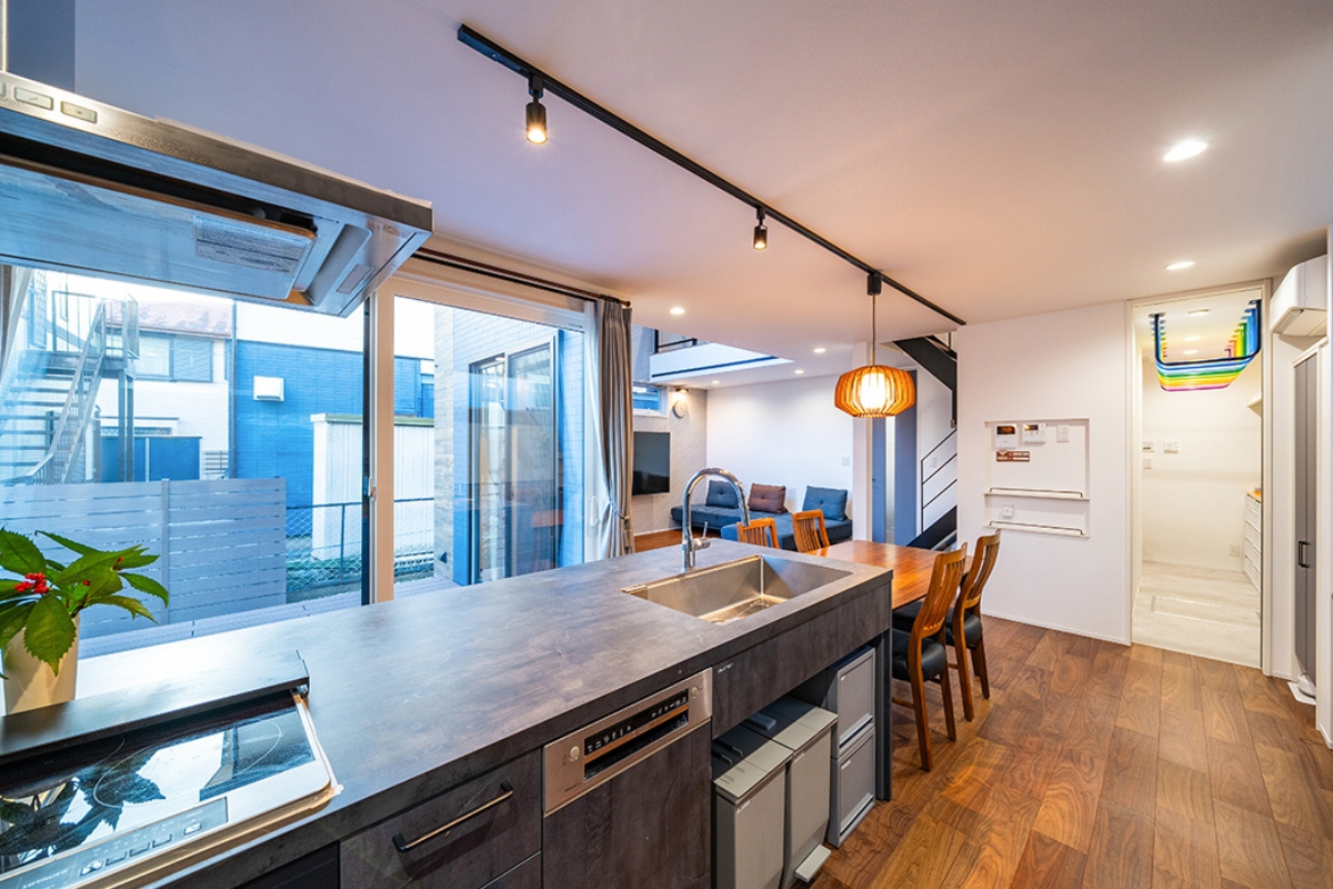 キッチンからの目線