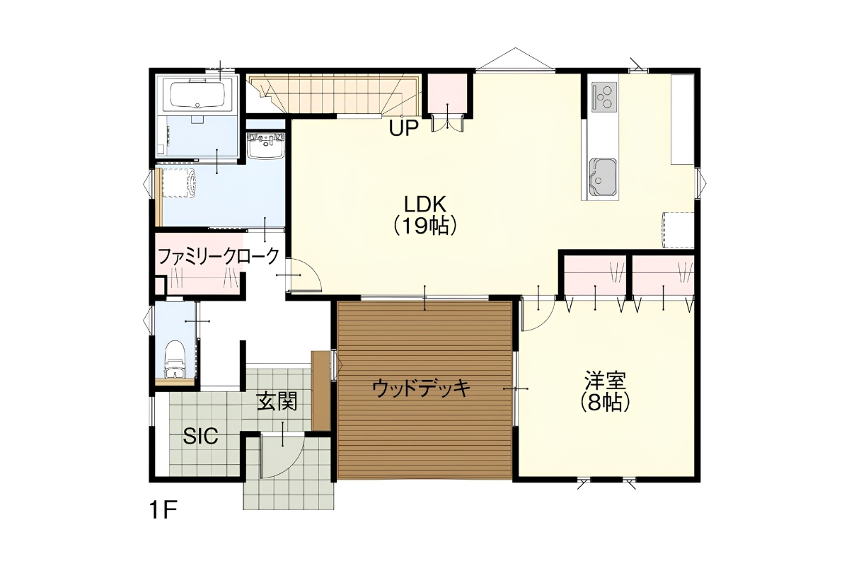 1F間取り