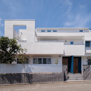 施工事例写真：将来利用を取り入れた賃貸併用二世帯住宅