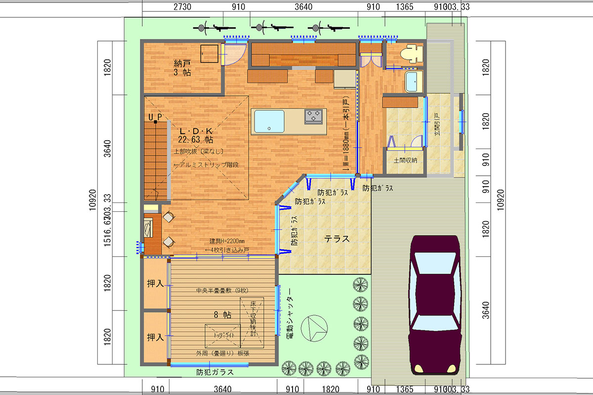 1F間取り図