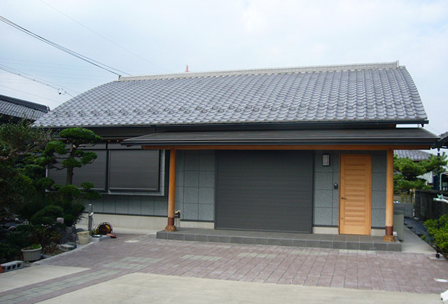 日本の家の玄関　Ｙ様邸（設計：天野彰）