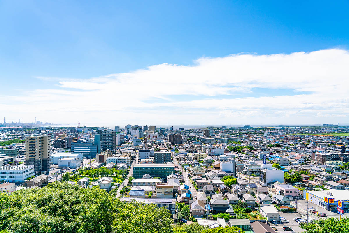 【千葉県】郊外の都市風景