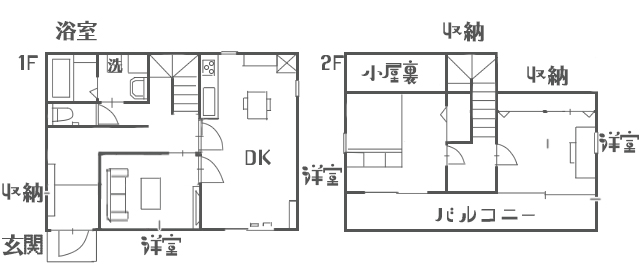 3DK間取り例