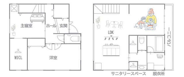 30坪以下の2,000万円の間取り例