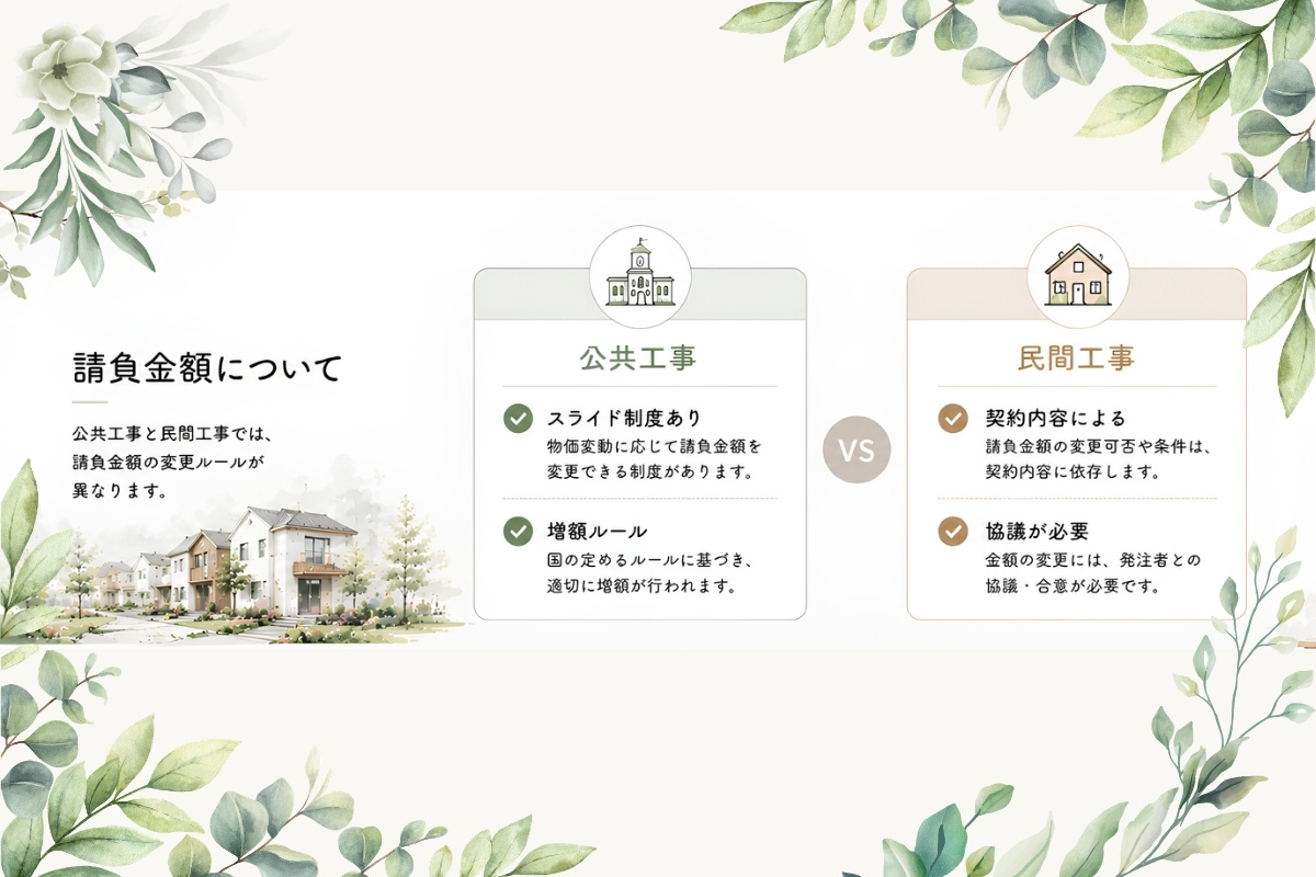 請負金額について
