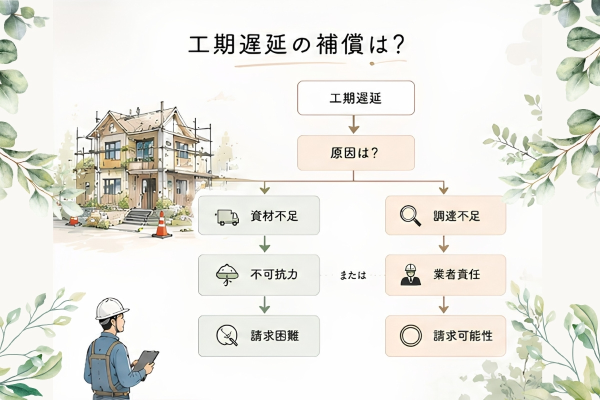工期遅延の保証について