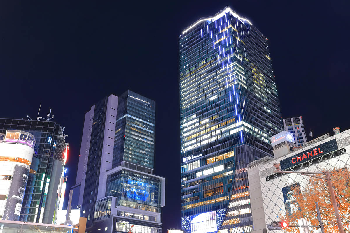 【東京都】渋谷スクランブルスクエアとヒカリエの夜景