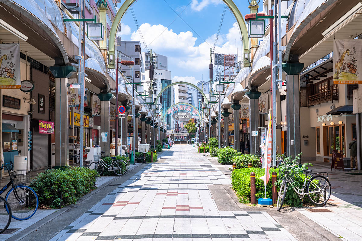 《大阪府》新世界の街並み