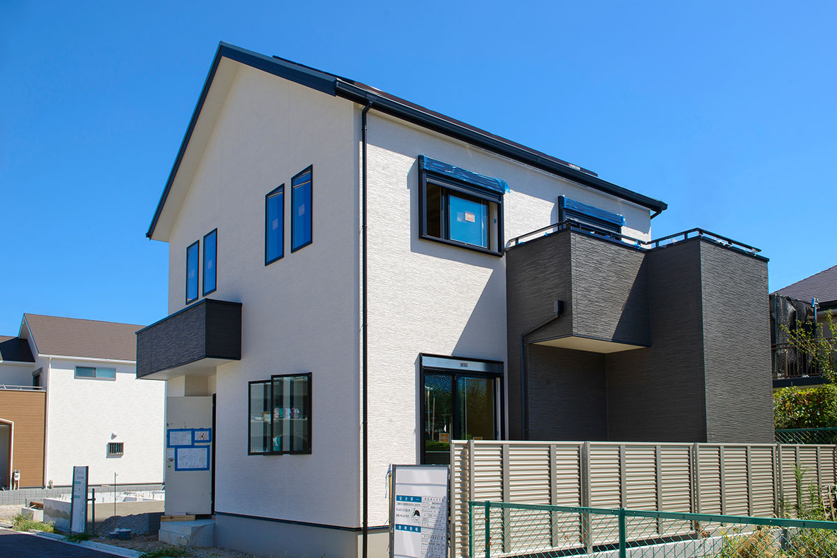 建築中の戸建住宅