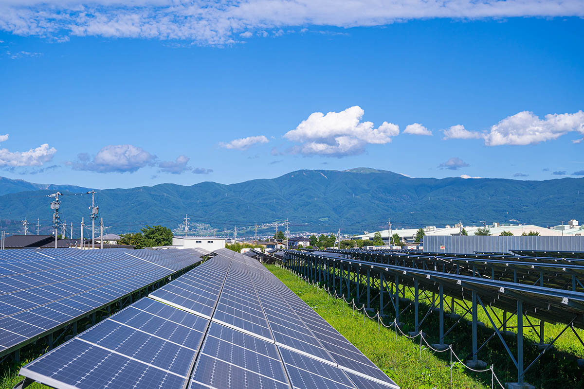 【ソーラーパネル】太陽光発電所松本市