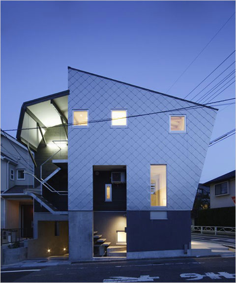 3 2世帯住宅 2 完全分離型 A 上下階分離外階段方式 注文住宅のハウスネットギャラリー