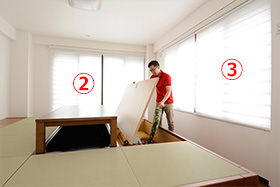 掲載事例「中古物件を機能的な部屋に全面改装」