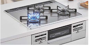 ビルトイン自動調理対応コンロ