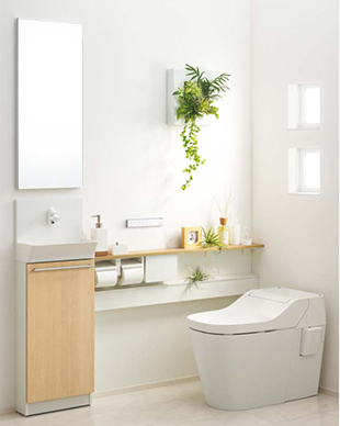 掃除しやすいトイレ