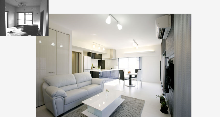 ホテルのような、明るく広い空間へ　　築16年のマンションリノベーション