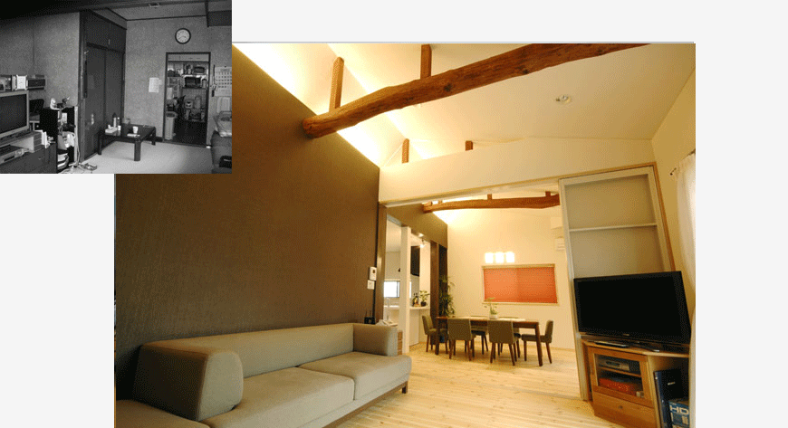 2世帯住宅リフォーム　　築39年戸建リノベーション