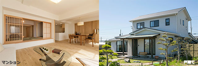 「マンションと一戸建て」の特徴