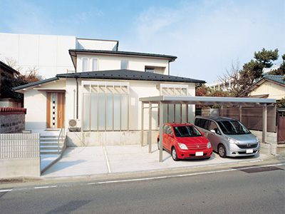 スケルトンリフォームで見せる・隠す収納技