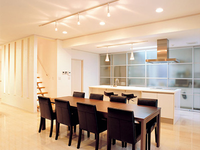 スケルトンリフォームで見せる・隠す収納技