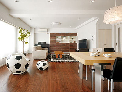 間取り変更で明るいLDKと愛犬も快適なサンルームを実現