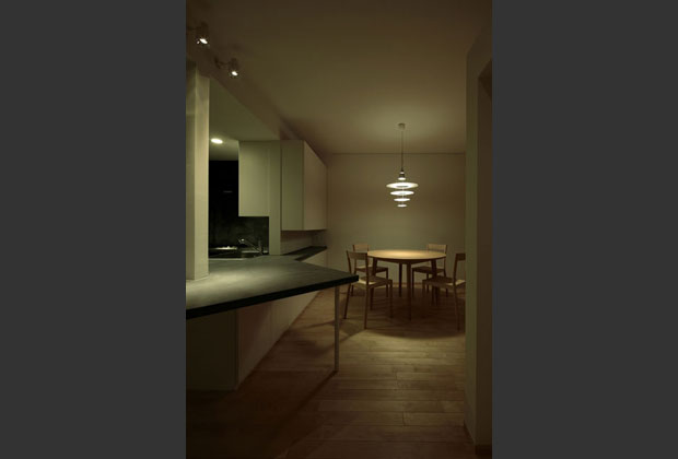 夜もゆっくりとした時間が流れる空間です。