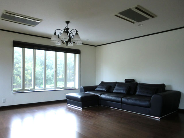 大型犬とゆったりくつろげる場所