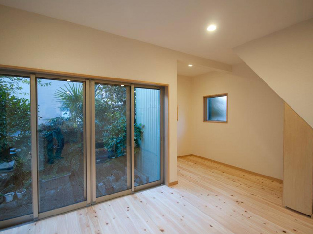 お茶の間の一角にある寝室コーナー