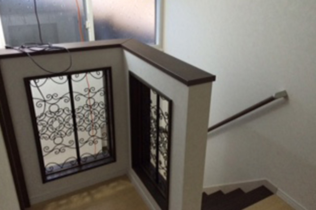 リフォーム後の階段