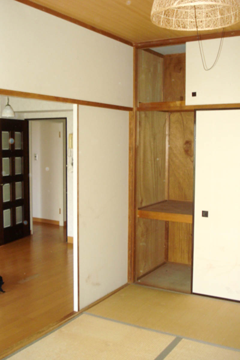 LD before：リビング・ダイニングを兼ねた約7畳の部屋の隣に同じく約7畳の和室がありました。