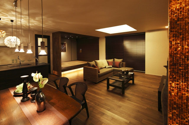 リビングに続く和室